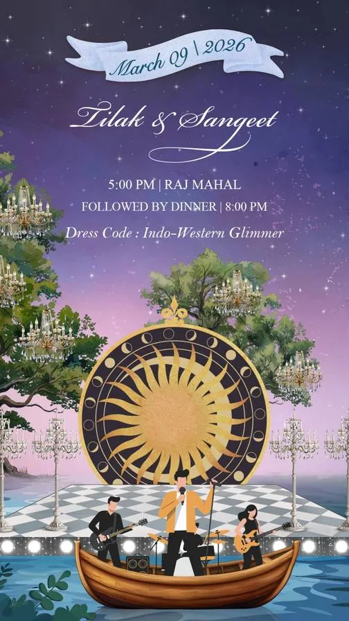 Rozelle and Prakhar wedding invite, screen 4 of 8